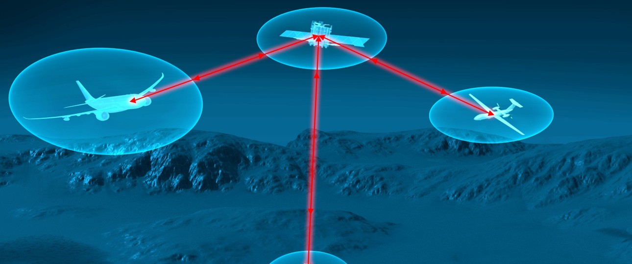 Skizze von Airbus: «Laserkommunikations-Technologien sind die nächste Revolution.»