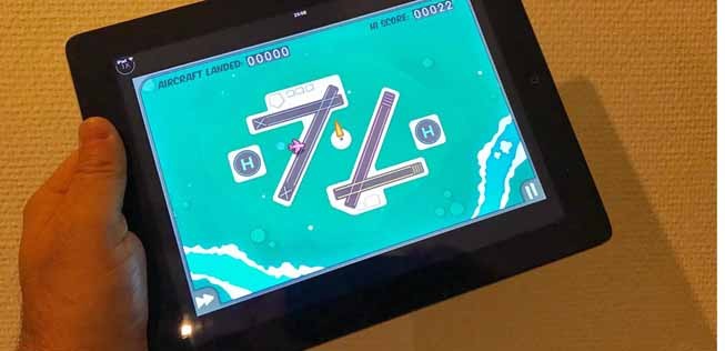 Tablet: Noch darf man damit an Bord spielen.