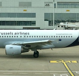 Airbus A319 von Brussels Airlines: Alle neuen Flugzeuge der Belgier kommen im Eurowings-Farbschema daher.
