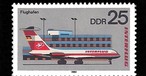 Auch in der DDR würdigte eine Briefmarke die heimische Luftfahrtindustrie. Die Interflug-Briefmarke war 1980 für 25 Pfennige zu haben.