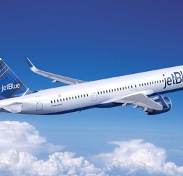 A321 LR von Jetblue: Mit dem neuen Airbus will die Airline über den Atlantik.