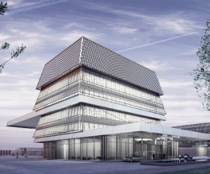 So sieht das Terminal für Privatpiloten und VIPs mit Businessjets künftig aus.