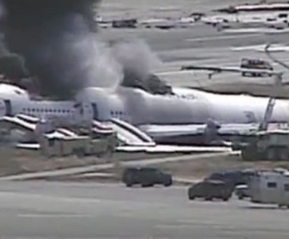 Video zeigt Asiana-Crash aus neuem Winkel