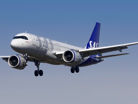Airbus A320 Neo von SAS: Panne in Brüssel.