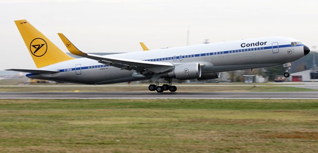Condor-Boeing 767: Mehrere Zwischenfälle.