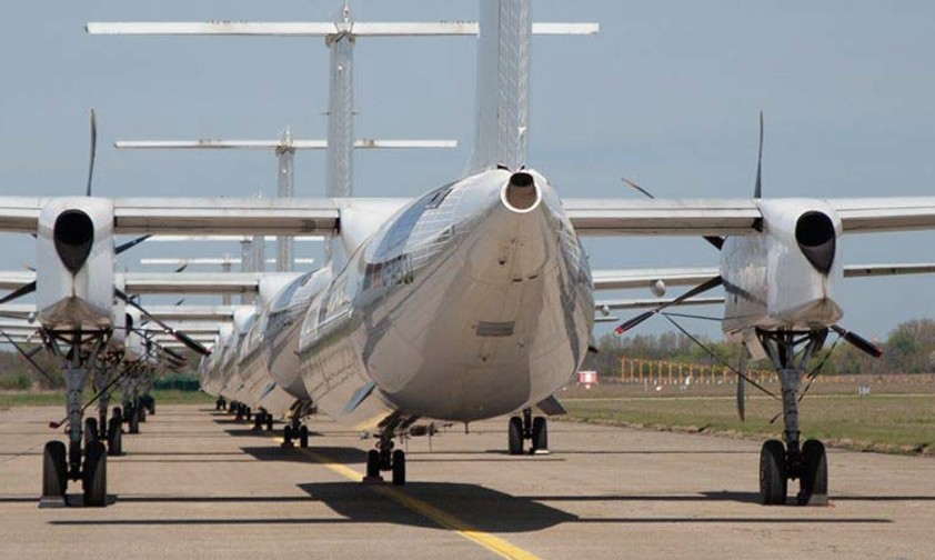 Die ersten Exemplare erreichten den Airport zwischen dem 11. und 13. April. Austrian Airlines' vier Dash 8 erreichten die slowakische Hauptstadt am 20. April