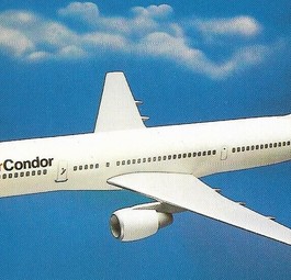 Boeing 757 in den Farben von Intercondor: Werbematerial war bereits gedruckt worden.