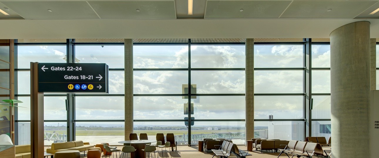 western sydney airport terminal fertig  Terminal Gates Internal1 Credit-Brett Boardman