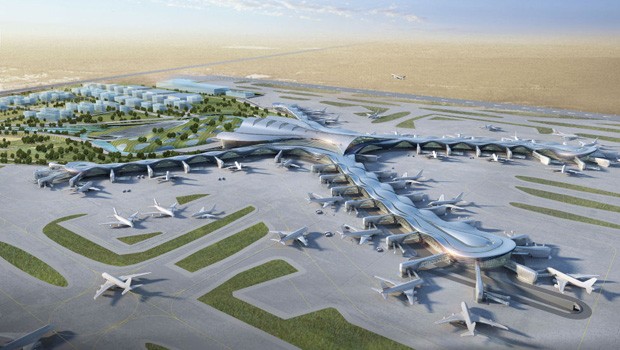 Midfield Terminal Building: 65 Flieger sollen Platz haben.
