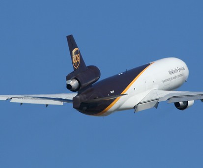 MD-11 von UPS: Alle müssen am Boden bleiben.