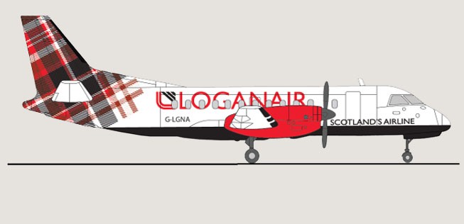 Flieger von Loganair: Eine «wirklich schottische Identität».