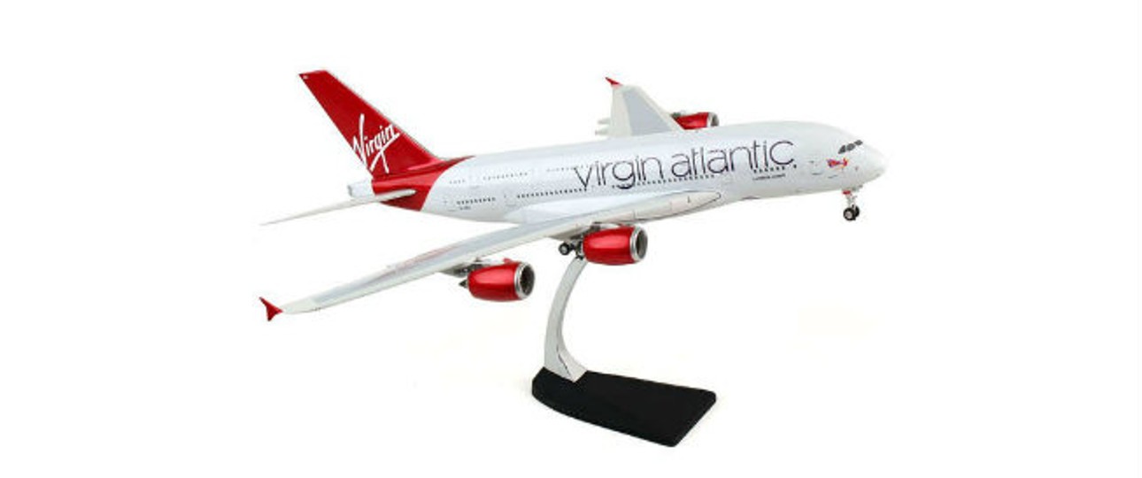 Modell eines A380 von Virgin Atlantic: Es wird beim Modell bleiben.