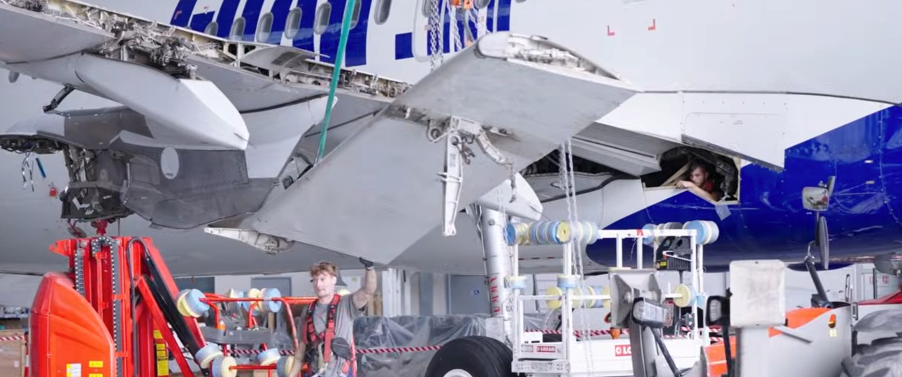 Airbus A320 Neo wird bei Tarmac Aerosave zerlegt: Das Unternehmen erweitert seine Zerlegungskapazitäten.