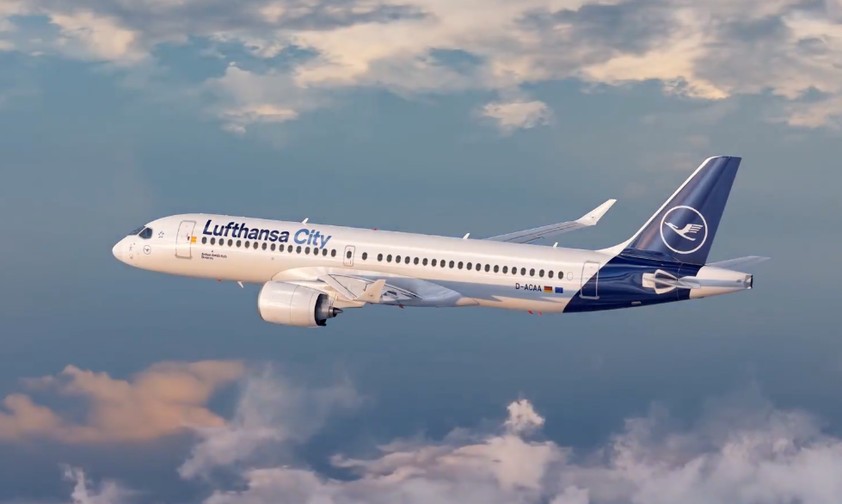 Airbus A220-300 von Lufthansa City Airlines: Die ersten Flüge sollen am 1. Februar starten.