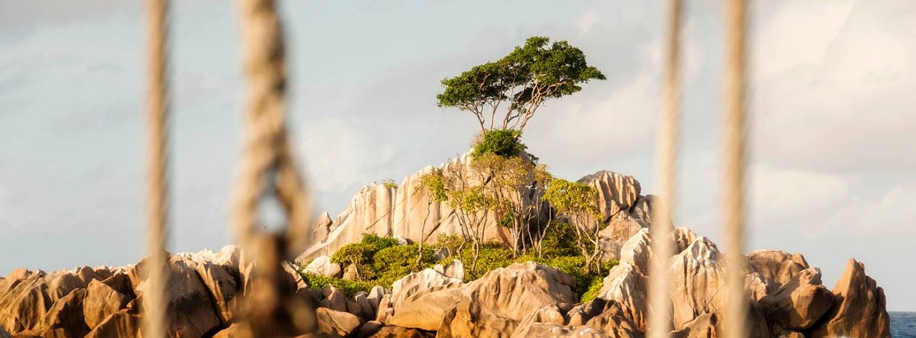 Ave Maria Felsen auf den Seychellen