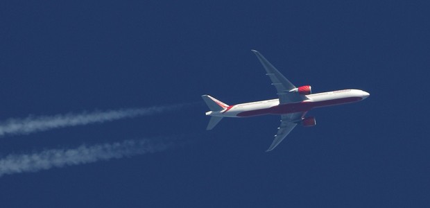Boeing B777 von Air India: Flug in ruhigere Sphären.