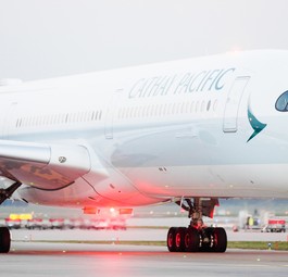 Am 31. März landete der Airbus A350-1000 von Cathay Pacific erstmals in Zürich.