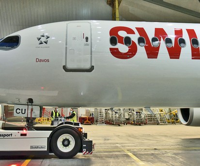 Airbus A220 mit dem Kennzeichen HB-JCU: Swiss besitzt jetzt neun A220-100 und 21 A220-300.