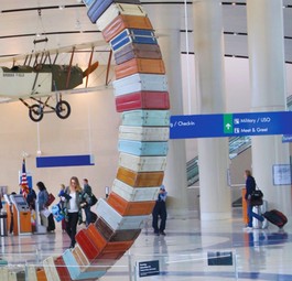 Flughafen San Antonio: Man kann hier ohne Ticket direkt zum Gate.