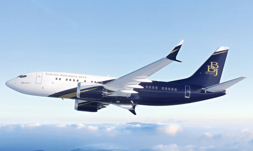 Eine Boeing 737-7 BBJ: Boeing bietet jetzt 144 vorgefertigte  Möglichkeiten ...