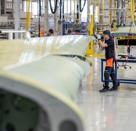 Tragflächen-Produktion bei Airbus in Broughton: Für den A321 Neo liegen viele Bestellungen vor.