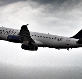 Airbus A320 von Syrian Air: Das Flugzeug kann derzeit nicht mehr fliegen.