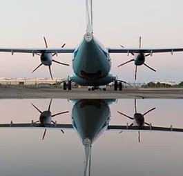Flugzeug von ATR: 74 Plätze sind noch immer das höchste der Gefühle.