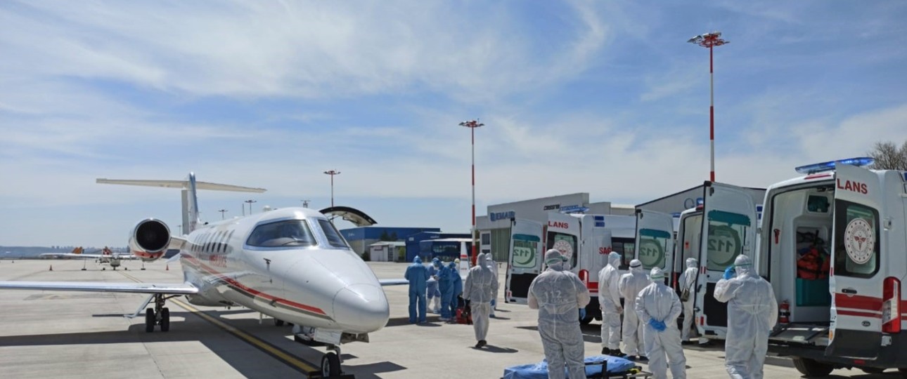 Learjet von Red Star Aviation: Die Airline hat Hantavirus-Patienten nach Amsterdam geflogen.