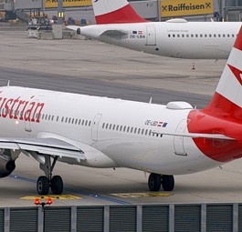 Airbus A321 von Austrian Airlines: Bis Ende des Jahres 70 bis 80 Prozent der Flotte reaktiviert.