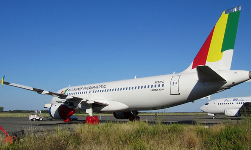Flieger der gescheiterten Air Guineé International: Nie abgehoben.