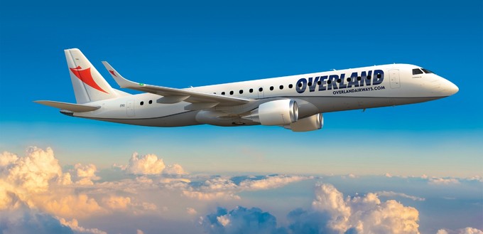 Erfolg für Embraer: Die nigerianische Overland Airways bestellt drei E175 fest und sichert sich Kaufrechte für drei weitere Exemplare.