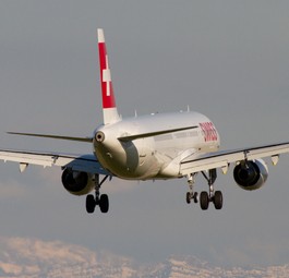 Airbus A321 von Swiss: 219 Plätze.