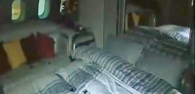 Das Schlafzimmer im Airbus A340: Viel Luxus.