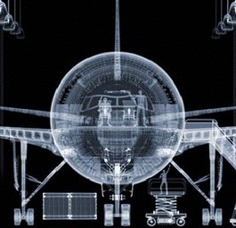 Ganze Flugzeuge durchleuchten
