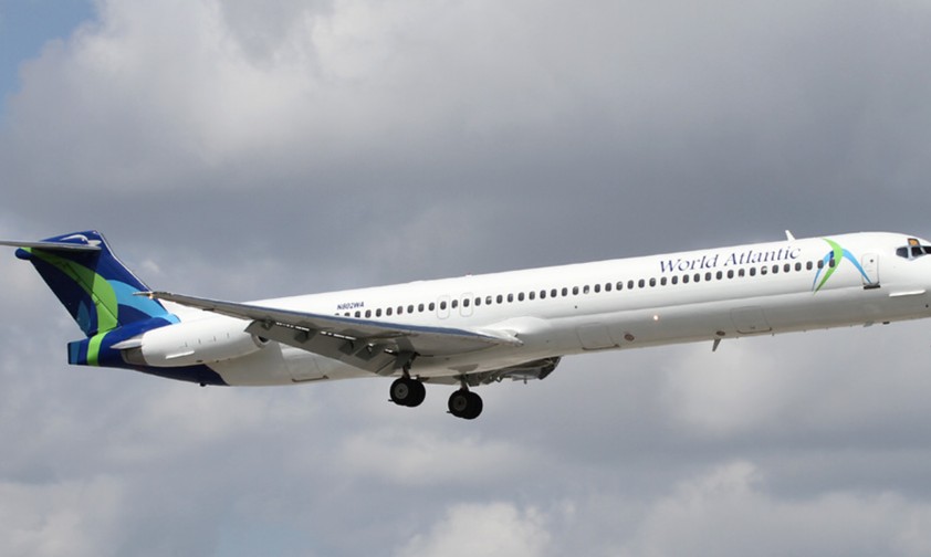 Eine MD-83 von World Atlantic Airlines: Solch ein Jet kam zuerst zum Einsatz.