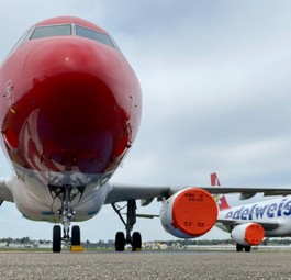 Geparkte Flieger von Edelweiss: Zurück zur Basis.