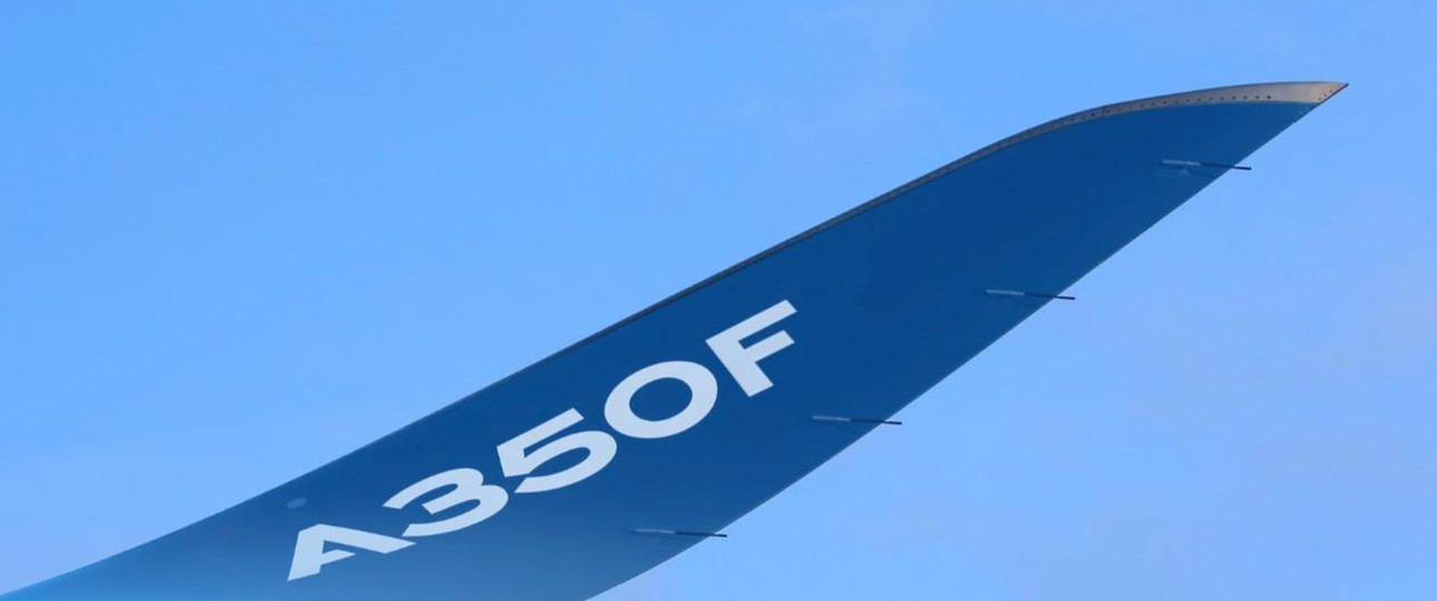 Winglet eines A350 F: Wie sieht der erste Testflieger aus?