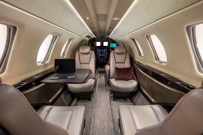 Neue Kabine: Die Citation CJ4 Gen2 hat ein neues Kabinendesign.