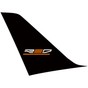 ticker red aircraft
