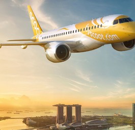 Embraer E190-E2 von Scoot: So soll sie aussehen.