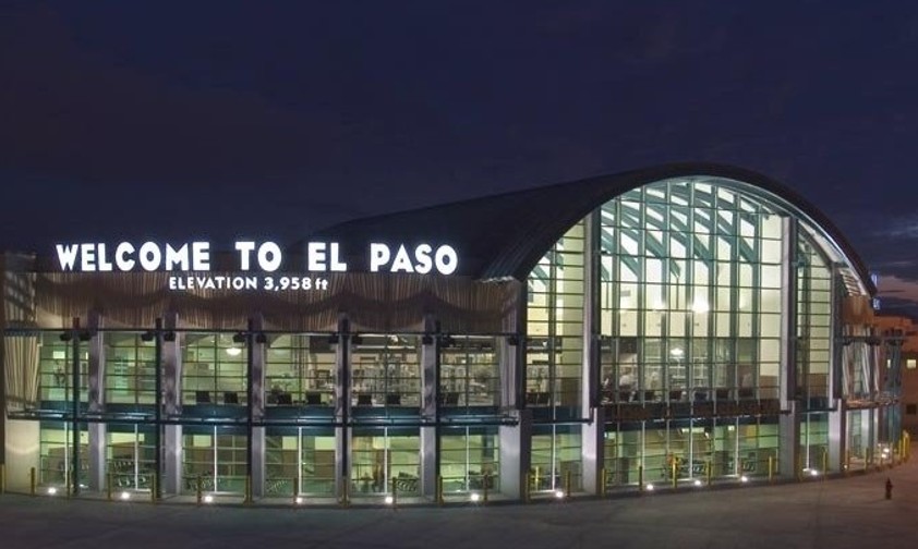 Terminal am El Paso International Airport: Der Flughafen wurde ohne Vorwarnung geschlossen. 