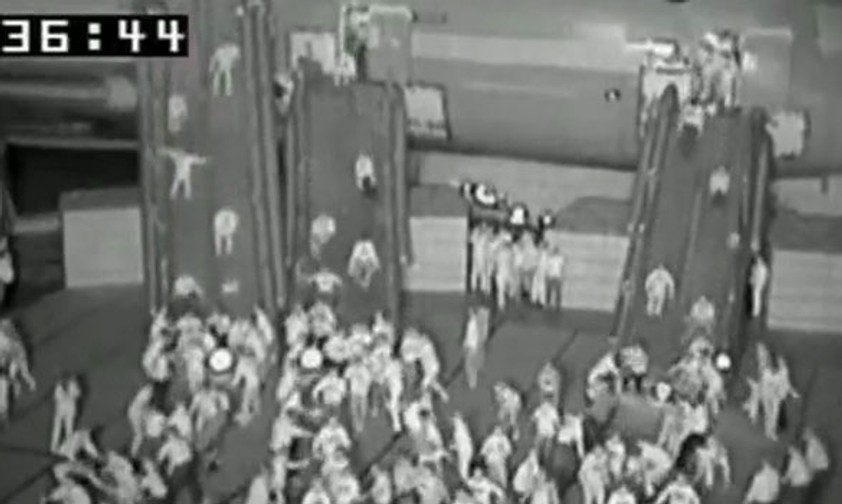 Video des Tests: Nur eine Person wurde verletzt.