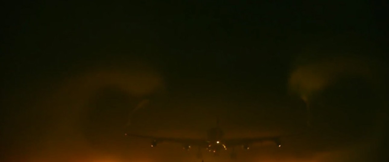 Airbus A340 von Swiss: Märchenhafte Landung