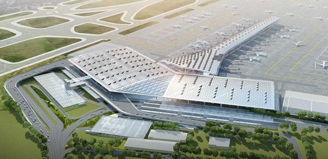 Indira Gandhi Airport: Die Visualisierung zeigt, wie Terminal 1 aussehen soll, ...