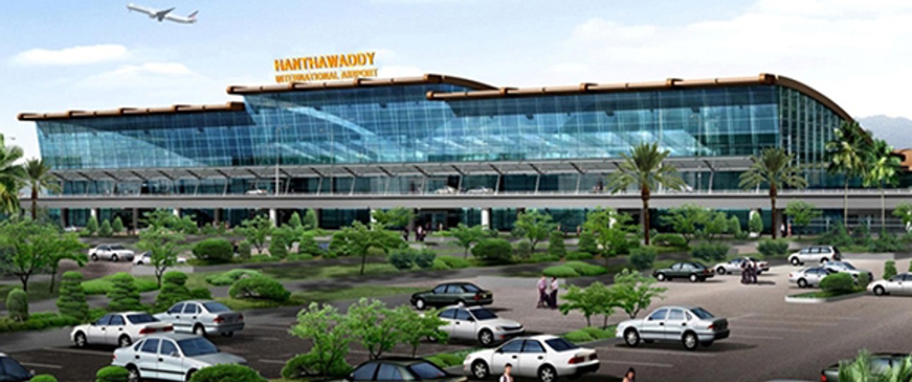 Hanthawaddy International Airport: Soll 12 Millionen Passagiere fassen.