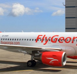 Airbus A319 von Fly Georgia: Flotte soll ausgebaut werden.