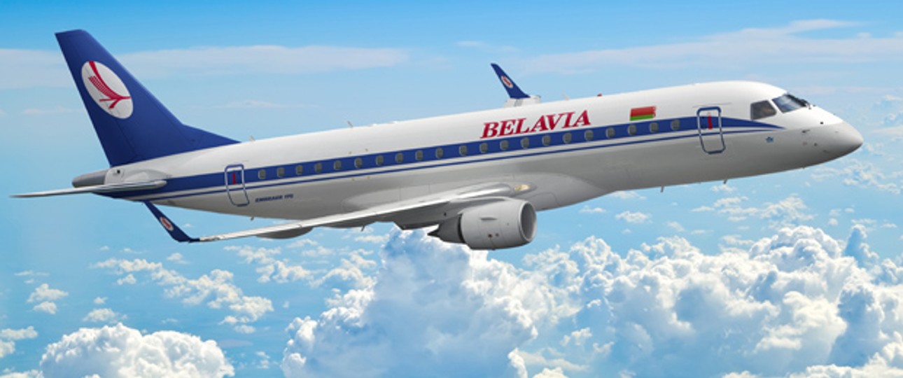 Embraer E175 von Belavia: Neu in der Flotte.