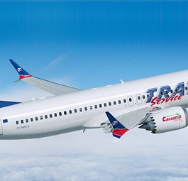 Boeing 737 Max in den Farben von Travel Service: Die Tschechen bekommen das erste Exemplar 2018.