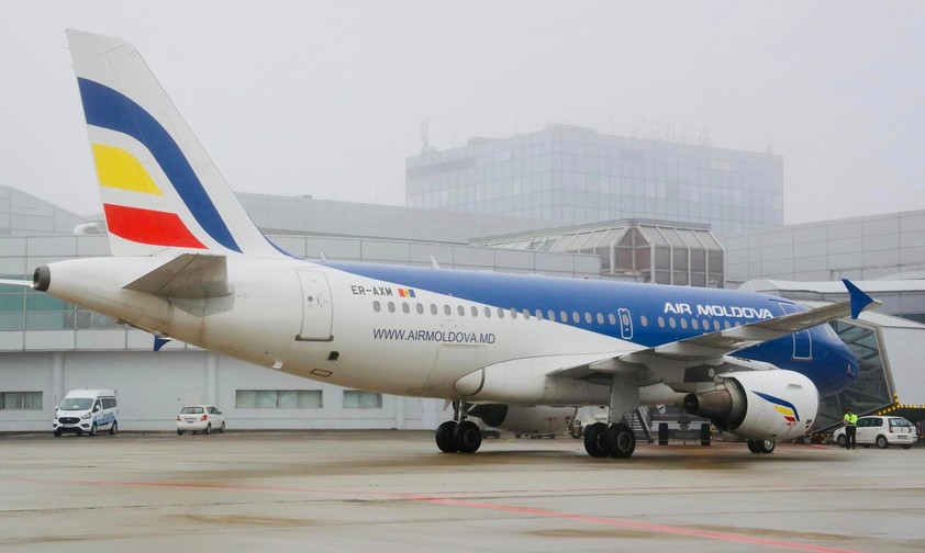 Airbus A319 von Air Moldova: Die Airline bleibt am Boden.
