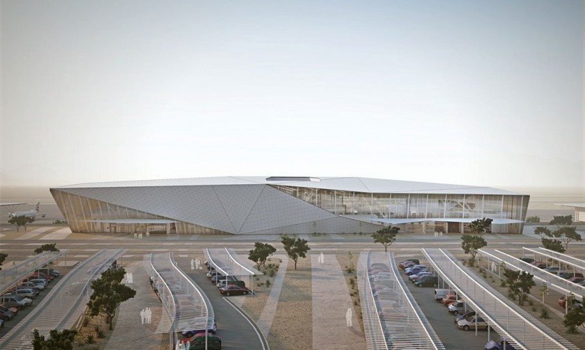 So wird der Flughafen nach der Fertigstellung aussehen.